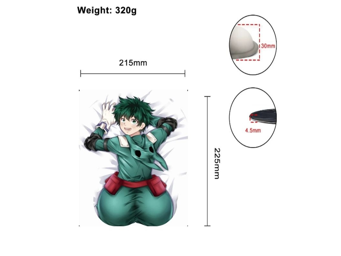 G05 Lh-477 SIURN Alfombrilla de ratón de silicona 3D con dibujos animados de anime