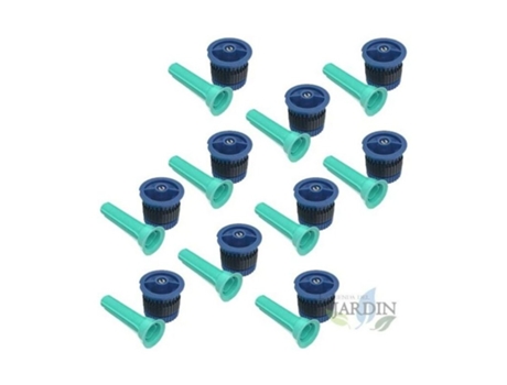 10 Boquillas He-Van-10 para Aspersor de Riego RAIN BIRD Alta Eficiencia Y Ahorro de Agua Alcance 3M Azul RAIN BIRD