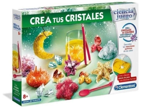 Juego de Mesa CLEMENTONI Ciencia y Juego Crea Tus Cristales