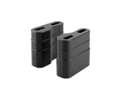 Soporte para manillar, aluminio 6061, elevador ajustable de 2 a 4 pulgadas, 3 pares de elevadores OEM