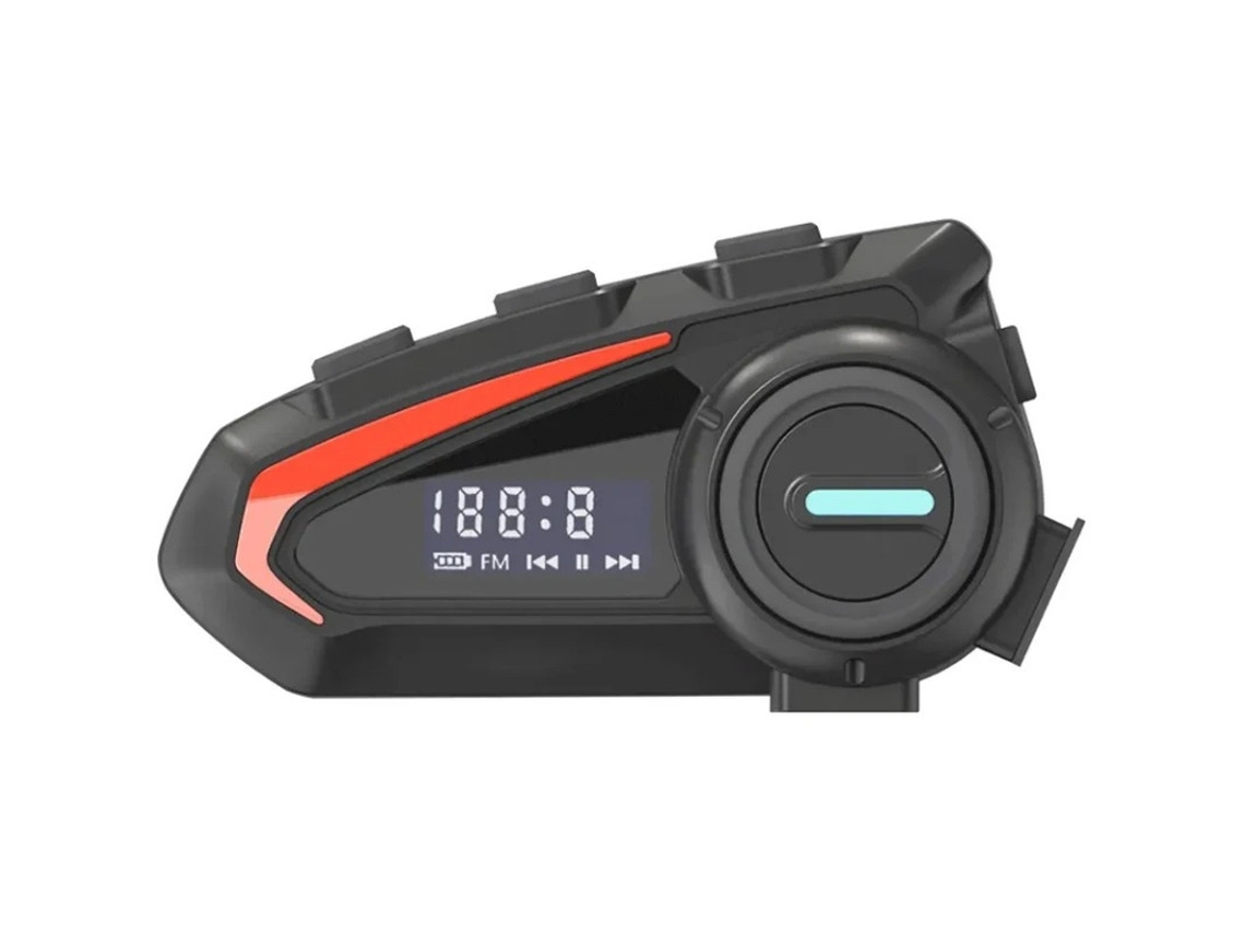 Intercomunicador para casco de motocicleta Yizhood K20 negro