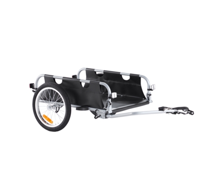 VEVOR-remolque de carga para bicicleta, carrito de almacenamiento, carga de 100 libras, aleación de aluminio