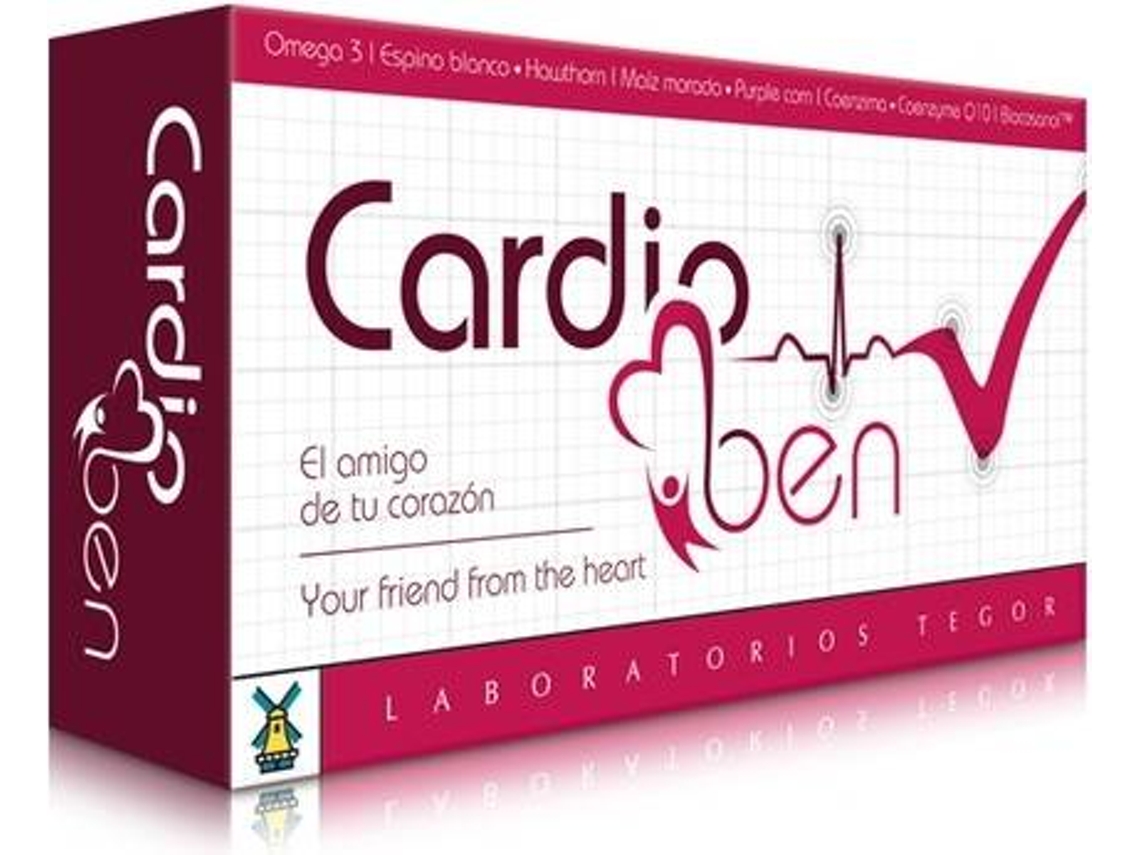 Complemento Alimentar TEGOR Cardioben (60 cápsulas)