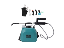 Pulverizador de mochila eléctrico de 5 l, antideslizante, color verde