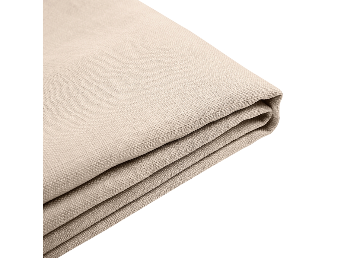 Funda para cama BELIANI Fitou de Poliéster Beige 190x214x75