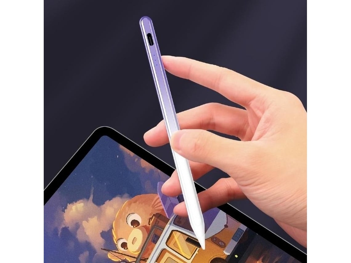 Lápiz Capacitivo Universal Para Tableta Y Celular, Pantalla Táctil Para Dibujo (morado Niebla Hielo, Versión Universal)