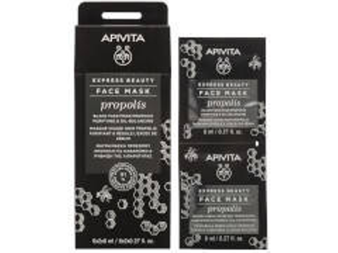 Mascarilla Facial APIVITA Express Beauty Face Mask With Propolis (6x(2x8ml))