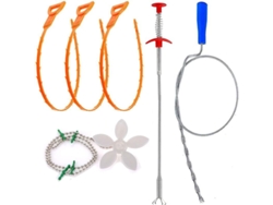 2026altiro-serpiente De Desagüe, Paquete De 6 Desatascadores De Ducha, Herramienta Multifuncional 6 En 1, Reutilizable Para Cabello