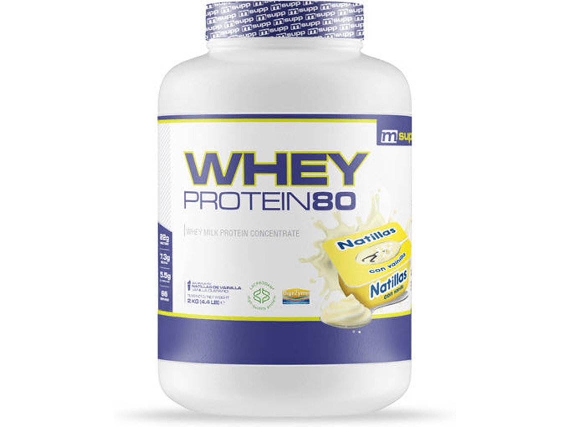 Whey Protein80 - 2 Kg Natillas De Vainilla Masmusculo