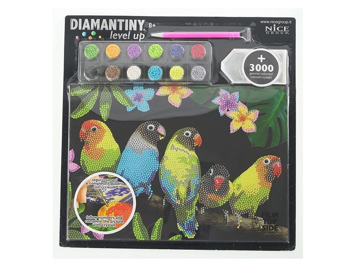 Perlitas De Manualidades Diamantiny Level Up Bird Mosaic