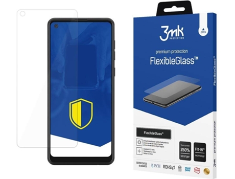 Protector Cristal Templado Samsung Galaxy A21 3MK Flexible