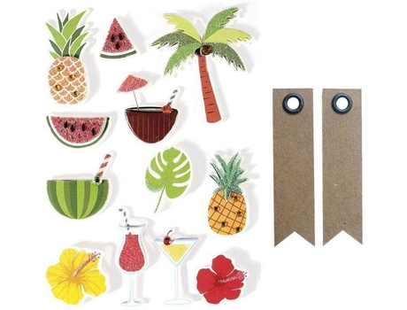 Pegatinas + Etiquetas GRAINE CRÉATIVE Tropical