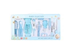 Kit de cuidado e higiene para bebés Rebe con 13 piezas: tijeras para uñas, termómetro, cepillo de dientes y aspirador nasal.