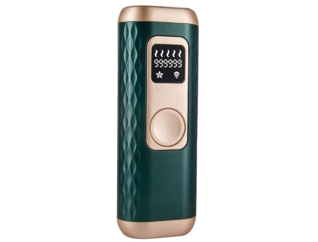 Dispositivo de depilación láser con luz pulsada indolora Ipl 900.000 destellos 5 niveles de energía y 2 modosVerde oscuro AUJEZON