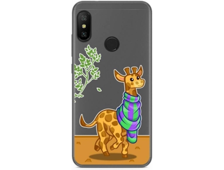 Carcasa Xiaomi Mi A2 Lite TUMUNDOSMARTPHONE Jirafa Multicolor