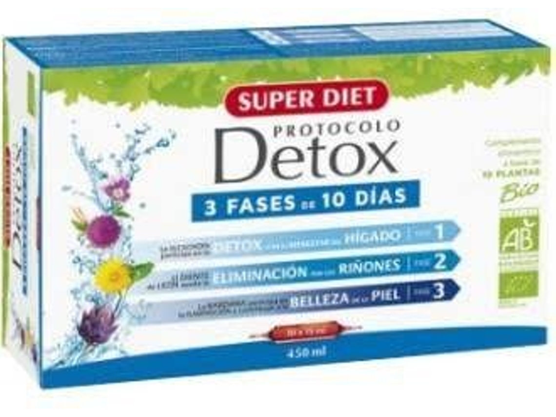 Complemento Alimentar SUPERDIET Protocolo Detox 30 (1,5 L)