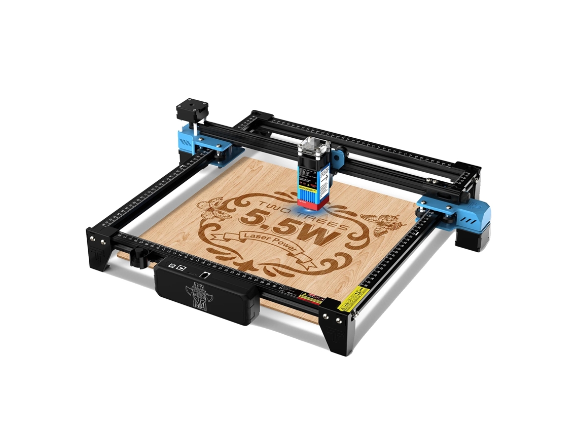 Máquina de grabado láser, rango de grabado: 300 x 300 mm, velocidad: 30 000 mm/min, TTS 55 Pro, área de trabajo: 300 x 300 mm, enchufe UE OEM.