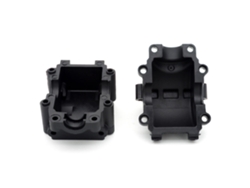 Black2pcs Zd Racing Mt16 1/16 Rc Car Parts Front Rear Gearbox Assembly Vehicles Models Spare Accessories 16007 16008