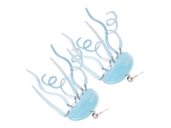 Pendientes colgantes de medusa acrílica para mujer, joyería de moda, paquete de 3 pares Rosewell