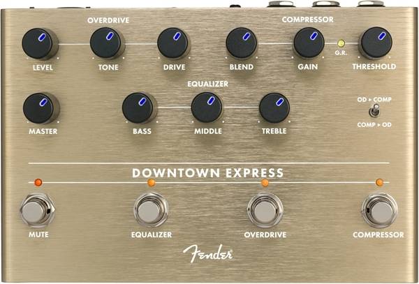 Fender Downtown Express bass multi effect pedal bajo efecto para