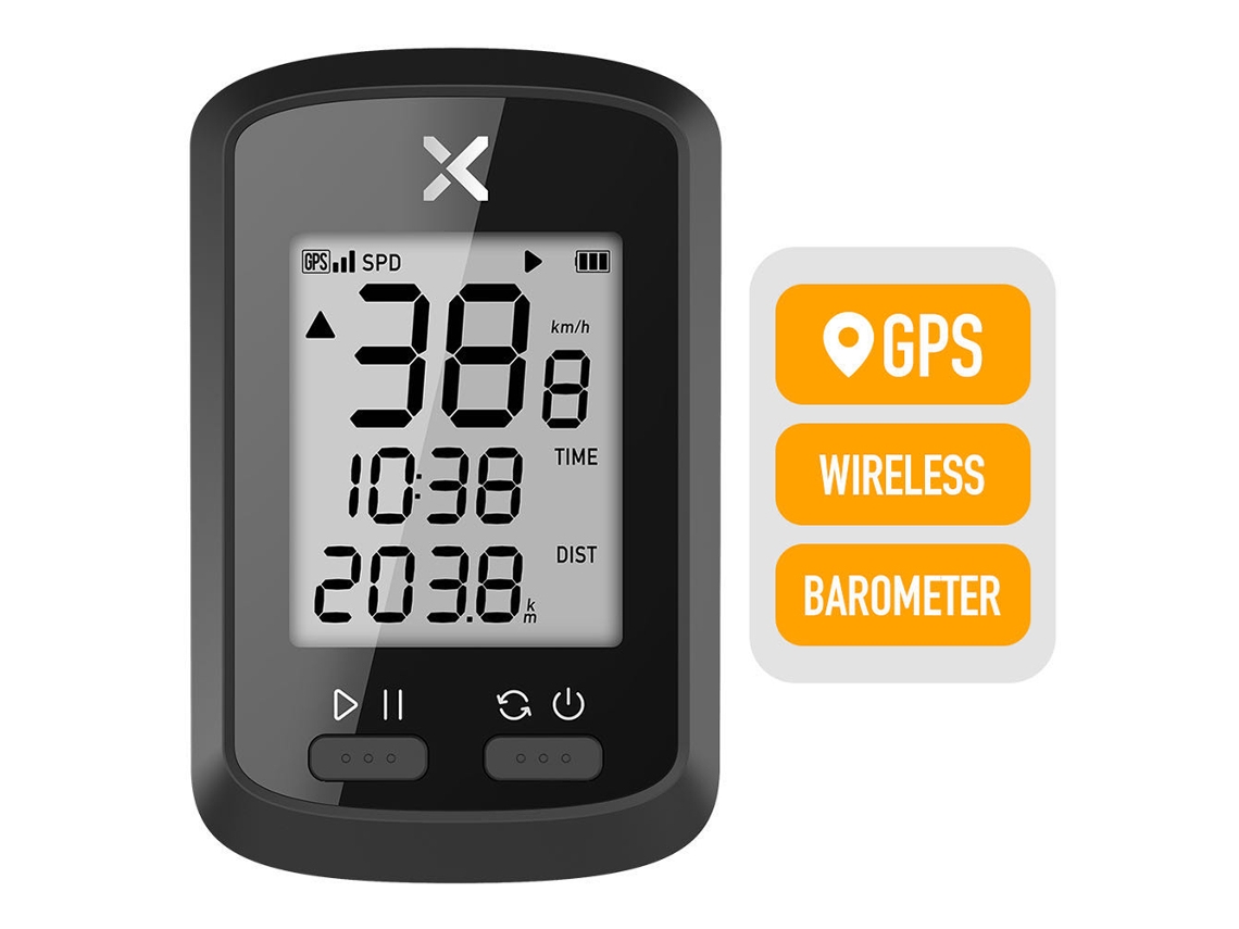 Computadora De Bicicleta Gps Inalámbrica Velocímetro Digital Ipx7 Impermeable Con Funda Protectora Para Mtb Y Carretera