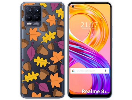 Carcasa Realme 8 4G / 8 Pro TUMUNDOSMARTPHONE Dibujos Transparente Multicolor