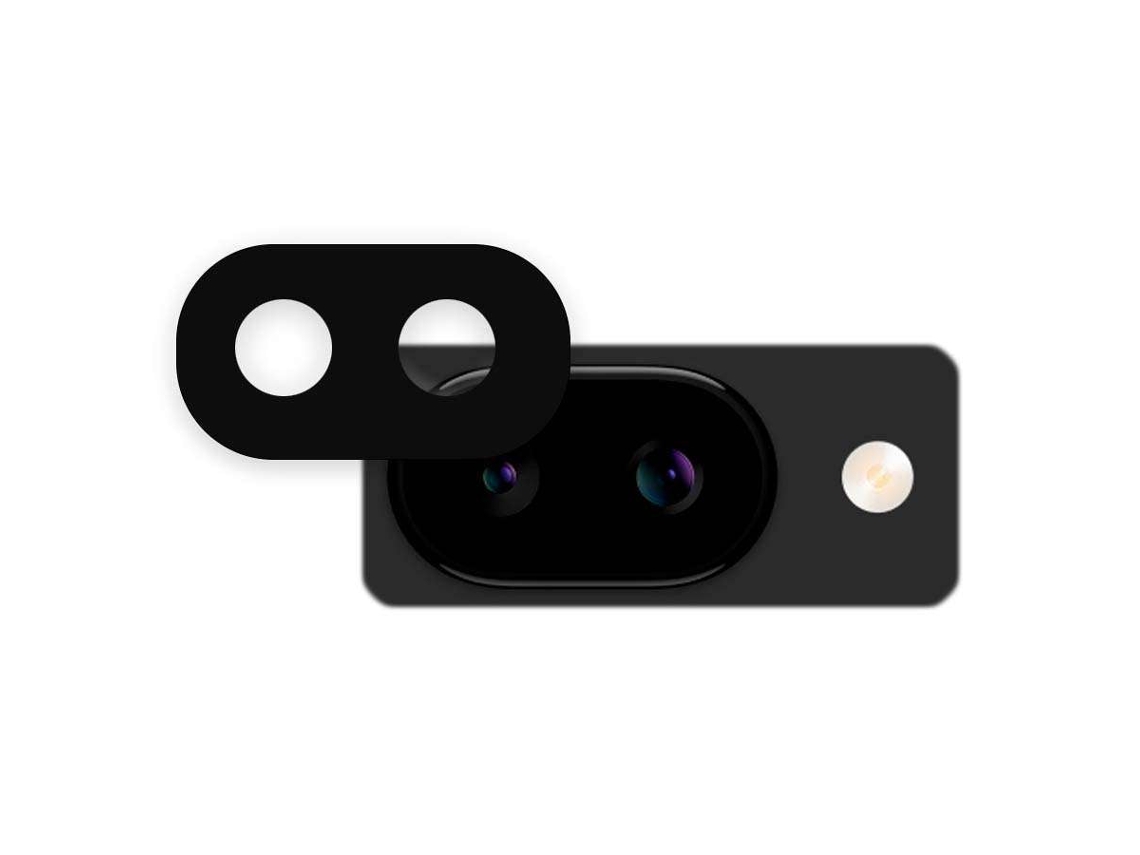 Protector Cámara Metalizado Negro Para Google Pixel 9a