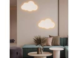 Candeeiro De Parede Led Branco, Luz Quente (ideal Para Leitura No Quarto), Candeeiro De Parede Em Acrílico