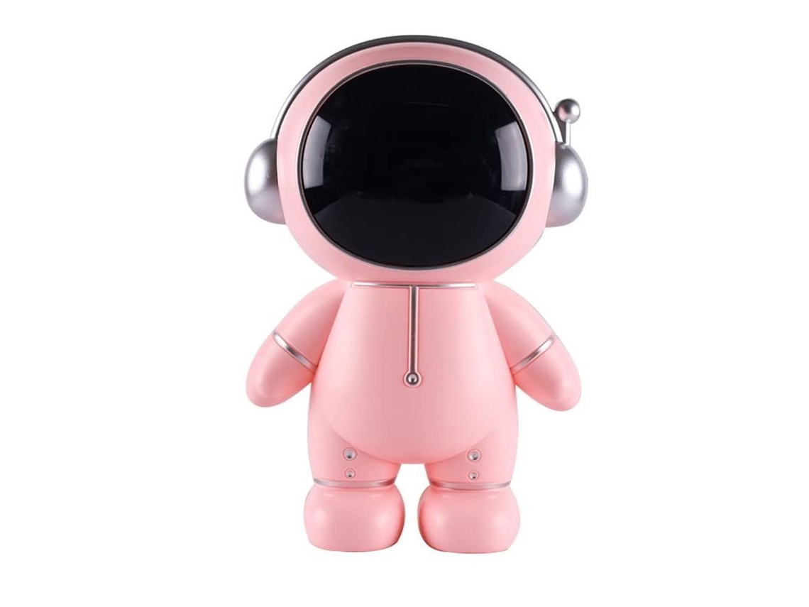 2026-caja De Ahorros Astronauta Figura Decorativa Espacial Con Luz Y Baterías De Plástico