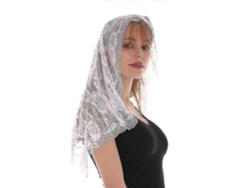 Velo de encaje católico para la capilla, para la cabeza y para novias.