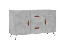 Aparador MAISON EXCLUSIVE, derivados de la madera, gris cemento (100x36x60 cm)