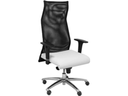 Silla Ejecutiva PYC Sahuco  Blanco (Brazos Ajustables - Malla)