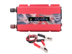 Inversor De Corriente De 300 W Para Coches, Onda Sinusoidal, 220 V, Usb, 2,0 A, Lcd, Convertidor Solar