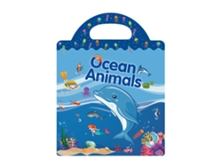 Rompecabezas educativo infantil con temática de animales de dibujos animados, reutilizable (MDUG, estilo 10)