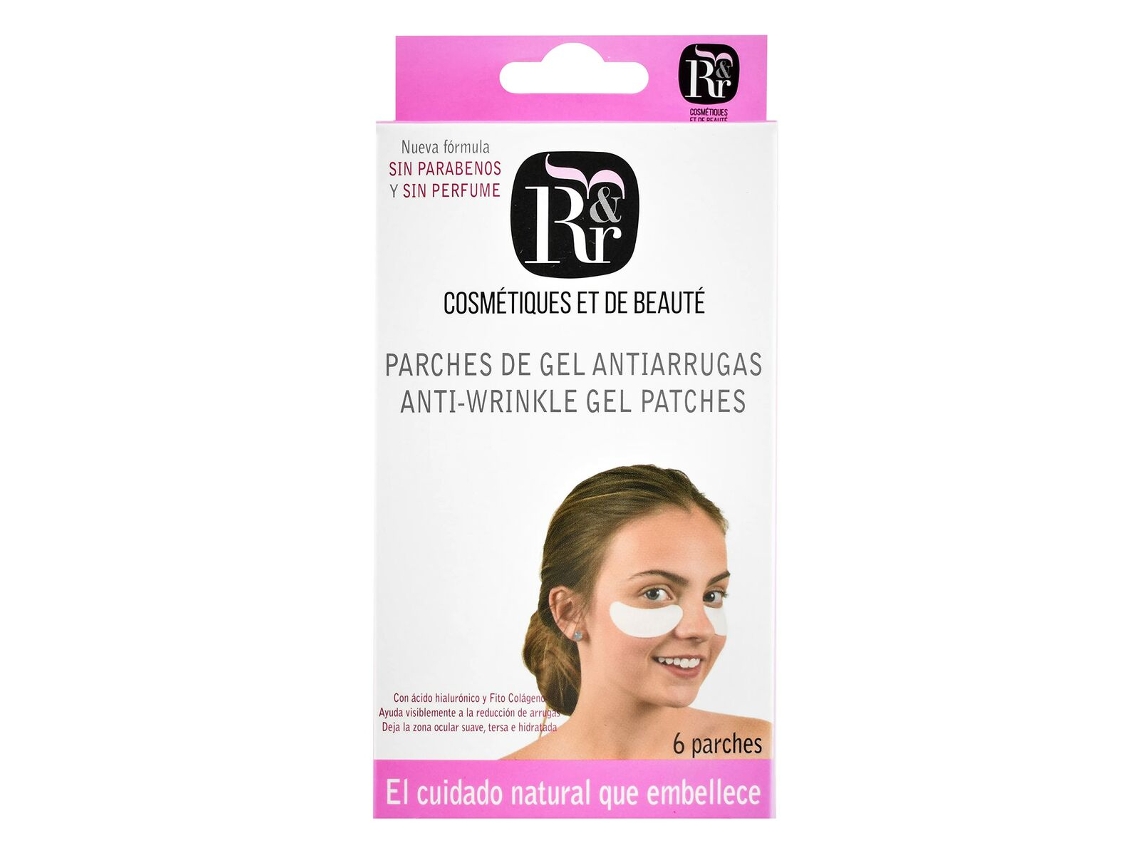 Parches para el Contorno de Ojos Rose & Rose Ácido Hialurónico 6 Unidades