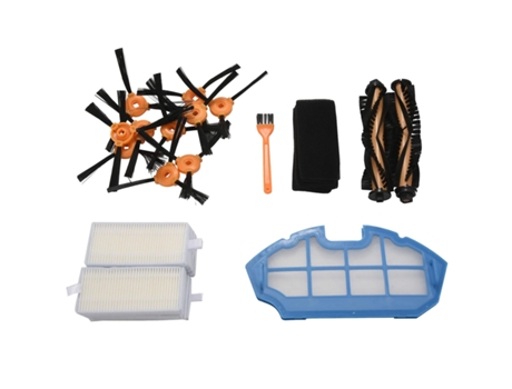 Kit de acessórios para aspirador robótico ecovacs deebot (2+1+10+10)