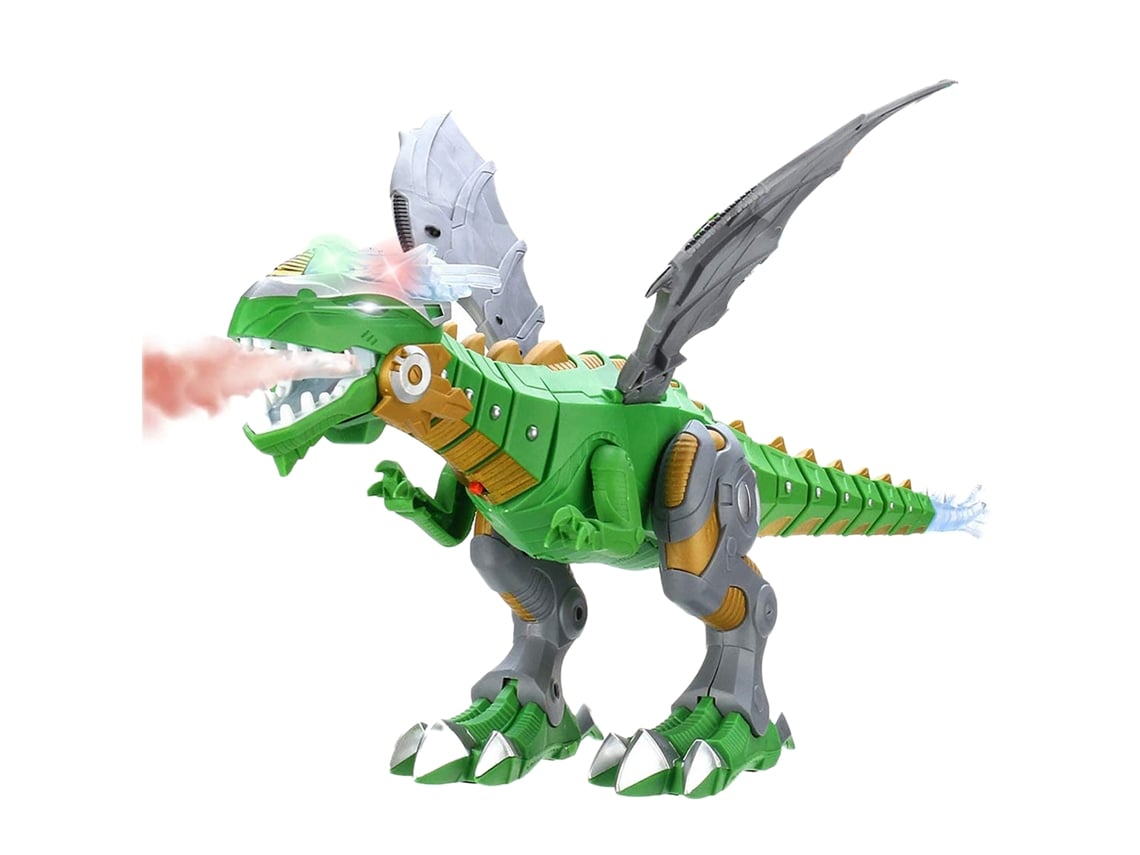 Dragón Robot Andante De Juguete Con Chorro De Agua, Luces Y Sonidos, Dinosaurio Que Escupe Fuego
