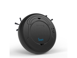 Robot aspirador con función de fregado inteligente – Recargable, color negro