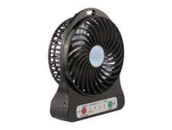 Ventilador USB con linterna (recargable, silencioso)