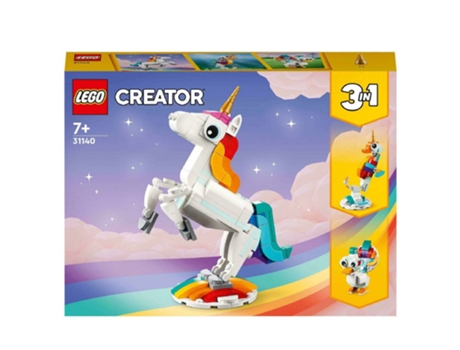 LEGO Creator 3 en 1: Unicornio Mágico 31140