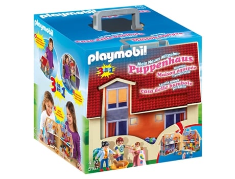 PLAYMOBIL Modern House: Casa transportable - 5167 (Edad Mínima: 4 - 129 Piezas)