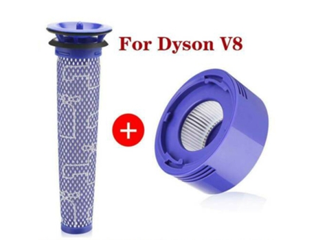 Filtros previos y posteriores para Dyson V8 Absolute, V8 Animal, filtros de aspiradora, herramienta de limpieza del hogar de repuesto para barredora