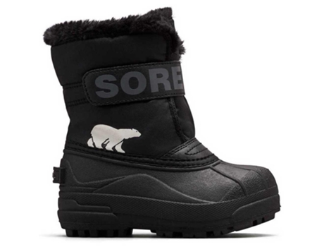 Botas de esqui Unisex SOREL Neve Snow Commander Negro para Esquí (EU 24)