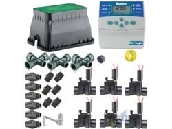 Kit Profesional Riego Automático HUNTER de 6 Zonas 24V