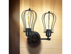 Rebe-lámpara De Pared De Diseño En Forma De Pomelo Doble 220v-230v 60w Base E27 Para Dormitorio Loft Sala Hotel