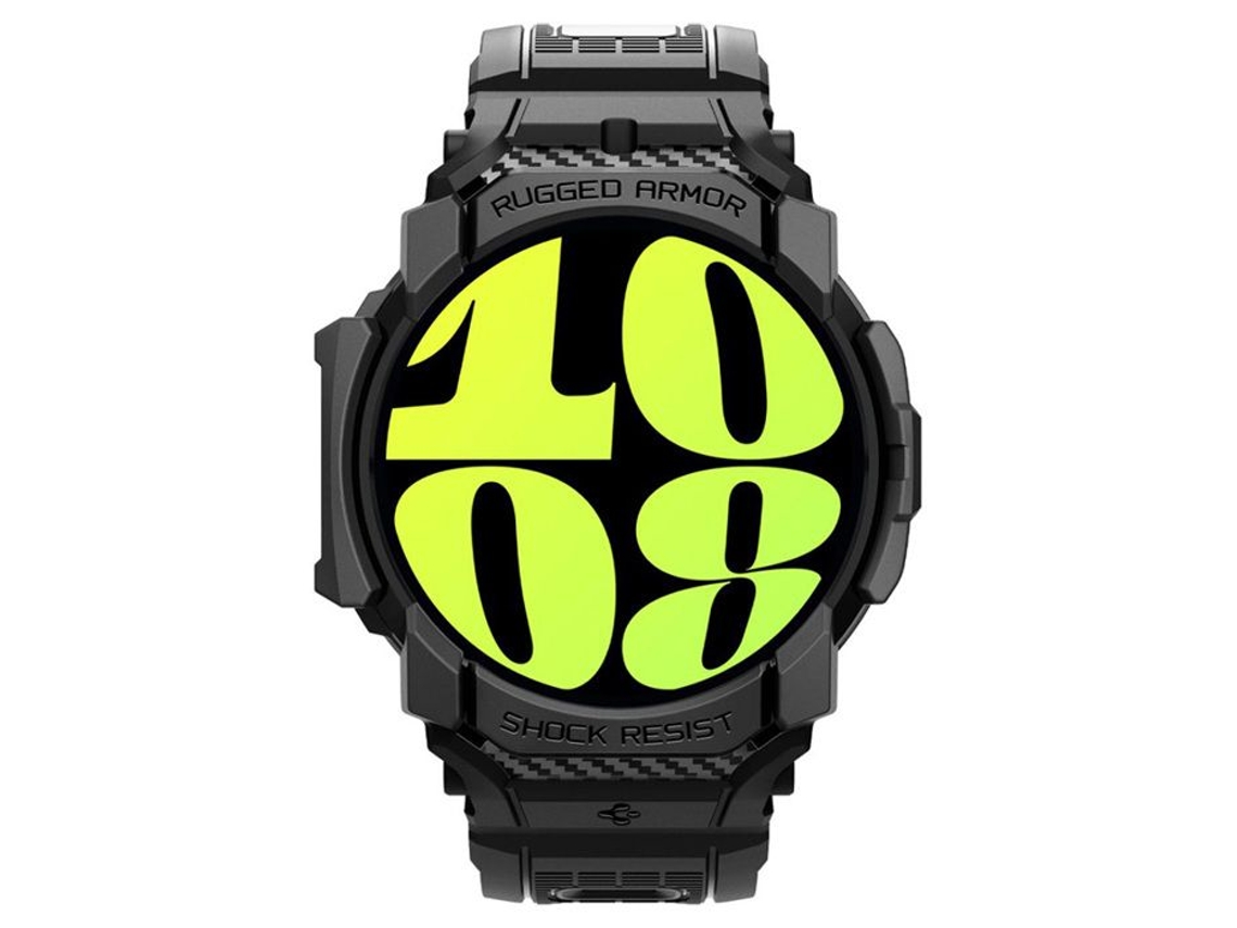 Rugged Armor Pro Pulsera Funda Para Samsung Galaxy Watch 7 44 Mm Spigen (negro Mate)