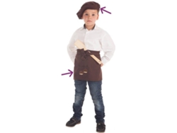 Disfraz de Niño DISFRAZZES Kit De Castañero: Delantal Y Boina (Talla: 11 a 13 años)