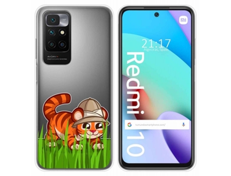 Carcasa Xiaomi Redmi 10 TUMUNDOSMARTPHONE Dibujos Transparente Multicolor