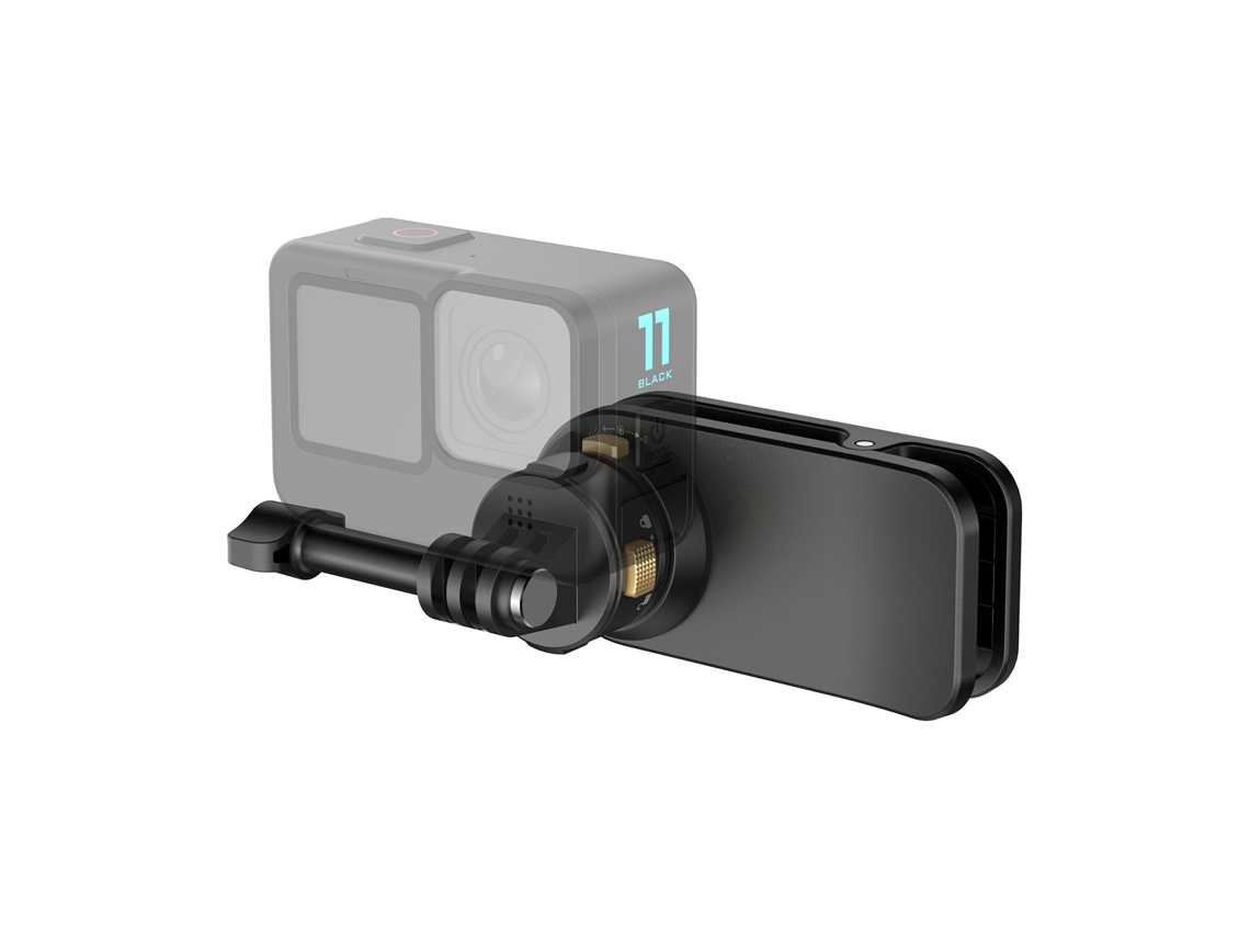 Soportes para mochila y cinturón: Clip para GoPro y teléfono móvil, soporte para hombro y cámara.