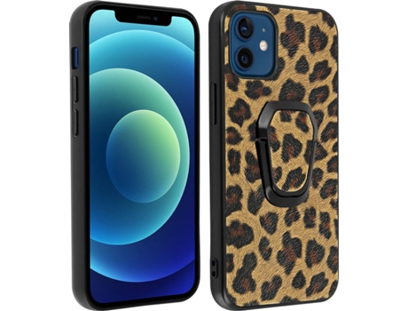 Funda iPhone 12 Mini AVIZAR BACK-PTP-LEO-12MI Amarillo